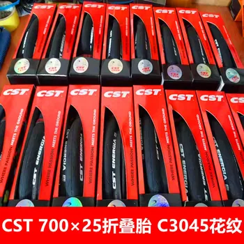 CST Zhengxin C3045 דפוס 700 × 25 מתקפלים צמיגים Ultra ברור ניקוב-הוכחה 120tpi אופני כביש החיצון צמיג