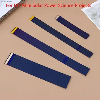 1x סרט דק שמש לוח חשמל נמוכה הרבה אלקטרוניקה מטען סוללה גמישה תאים סולאריים Diy מיני אנרגיה סולארית מדע פרויקטים