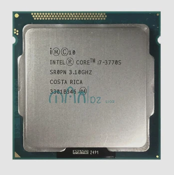 Intel Core i7-3770S i7 3770S מעבד cpu 65W LGA 1155 100% עובד כראוי שולחן העבודה של המעבד