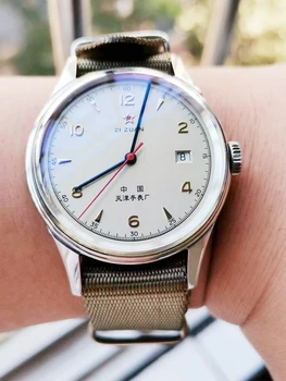 בחור קשוח 1963 שעון אוטומטי מכאני גילוי אישיות ספורט צבאי שעון יד קלאסי בציר תעופה טיסה השעון