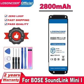 LOSONCOER 2800mAh 061384 061385 061386 063404 063287 סוללה עבור Bose SoundLink Mini 1 Bluetooth רמקול נייד סוללה