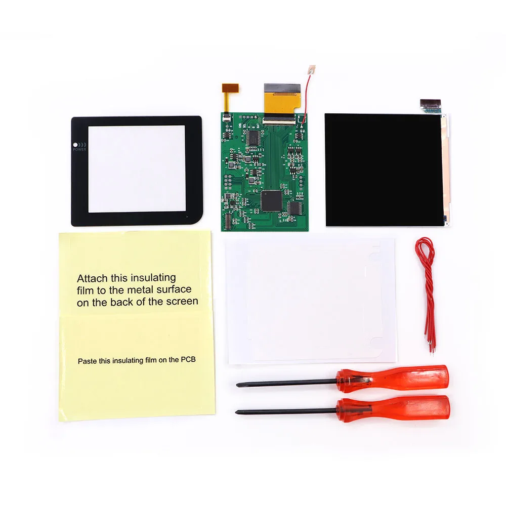 OSD Q5 GBP מסך IPS LCD עבור גיים בוי כיס 8 צבע פיקסל רטרו LCD Mod ערכות - 0