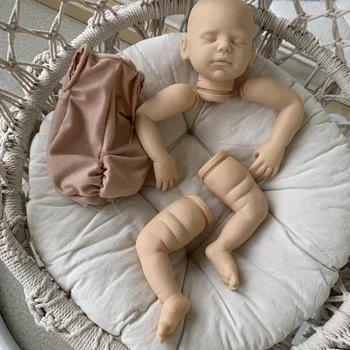 20inch מחדש הבובה ערכת ויויאנה ישן התינוק מציאותי תינוק מתוק גמור צבוע DIY ריק חלקי הבובה עם מטלית הגוף