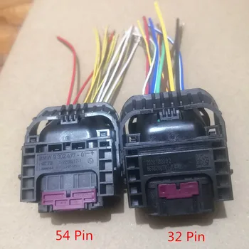 54 ה Pin-או 32 פינים המכונית מחשב לוח מחבר תקע עם חוט כבלים עבור BMW 1-2208852-1 9 302 478 01 9302477-01 טה 1-2208817-1