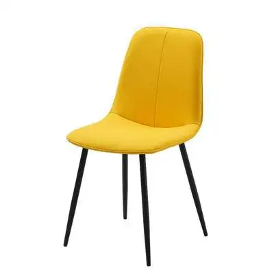 מקורה מסעדה כסאות אוכל סלון מודרני תמיכה לגב יחיד מעצב כיסא הטרקלין נורדי Cadeiras ריהוט הבית - 0