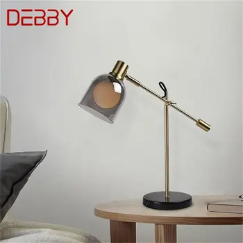 דבי נורדי פשוט הפוסט-מודרנית אמנות מנורת שולחן LED השולחן תאורה שיעורי בית קישוט חדר השינה