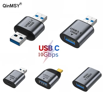 10Gbps סוג C ל-USB 3.1 ממיר זכר נקבה יציאת טעינה מתאם נתונים במהירות גבוהה OTG העברת הטלפון Macbook לוח מחבר