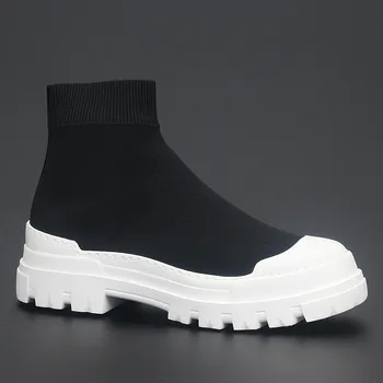 נעלי גברים 2023 חדש קל משקל לנשימה לוח נעלי אופנה בריטי טס Mesh בד נוח ספורט מזדמנים נעלי גאות