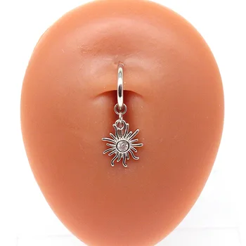 בטבור טבור קליפ הטבור הפופיק Pircing תכשיטים אוזן קליפ מטרה כפולה תכשיטים לנשים