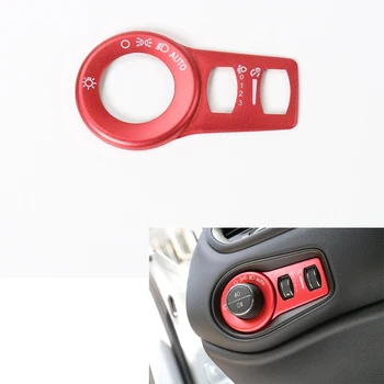 YAQUICKA הרכב פנס ראשי מתג כפתור הכיסוי לקצץ מסגרת פאייטים על ג ' יפ הבוגד 2015 2016 המכונית-עיצוב פיתוחים