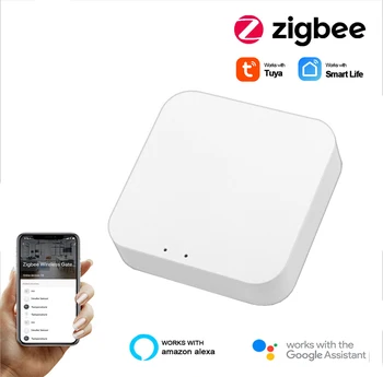 Tuya בית חכם Zigbee WiFi שער רכזת אפליקציית שלט רחוק עבור התקני Zigbee לעבוד עם אלקסה הבית של Google