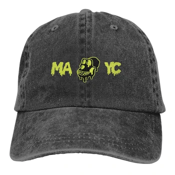 מוטציה קוף מועדון היאכטות את כובע הבייסבול לשיא קפטן ספורט לשני המינים חיצוני מותאם אישית משועמם קוף מועדון היאכטות BAYC NFT כובעים
