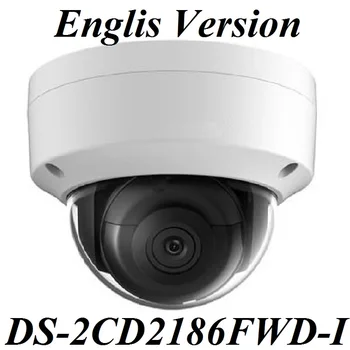ללא אזעקה/אודיו Eng-בגרסה DS-2CD2186FWD-אני H. 265 8MP IP אינטרנט כיפת פו המצלמה מצלמת כיפה רשת 120dB טווח דינמי רחב