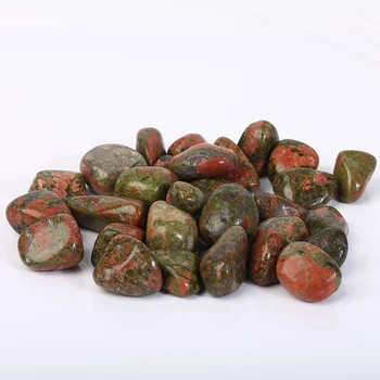 טבעי Unkaite שנפל אבן קריסטל ריפוי רייקי אנרגיה דגימה אוסף קוורץ מינרלים הביתה אקווריומים קישוט מתנה