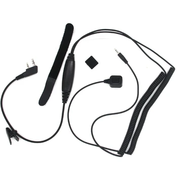V3 V6 ב-Bluetooth תואם הקסדה אוזניות כבל חיבור מיוחד עבור Baofeng UV-5R