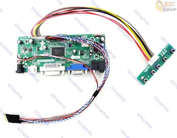HDMI תואם+DVI+VGA LCD Lvds ההתקן של בקר הלוח ערכת Diy עבור מסך N116B6-L02 1366X768