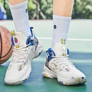 חדש של גברים גברים נעלי כדורסל מקצועי חיצוני כדורסל נעלי Non-להחליק ספורט נעלי נשים מידות גדולות 36~48