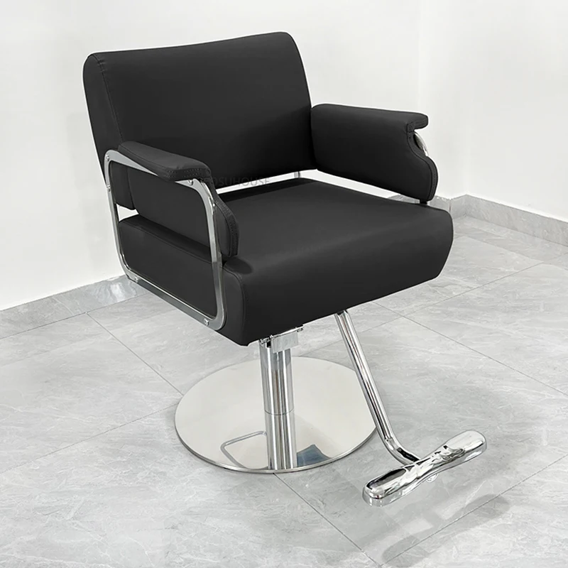 נורדי עור מלאכותי הספר כסאות סלון ריהוט למספרה סלון יופי כיסא נוח מקצועית הכסא - 0