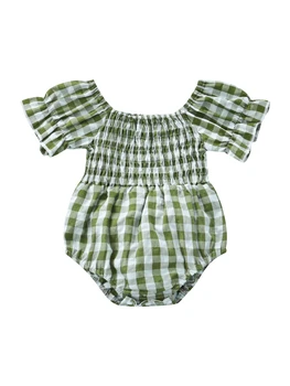 תינוקת בועה רומפר צבעוני בגד גוף הלבוש סרבל תינוק 3 6 12 18 24 חודשים בגדי הקיץ