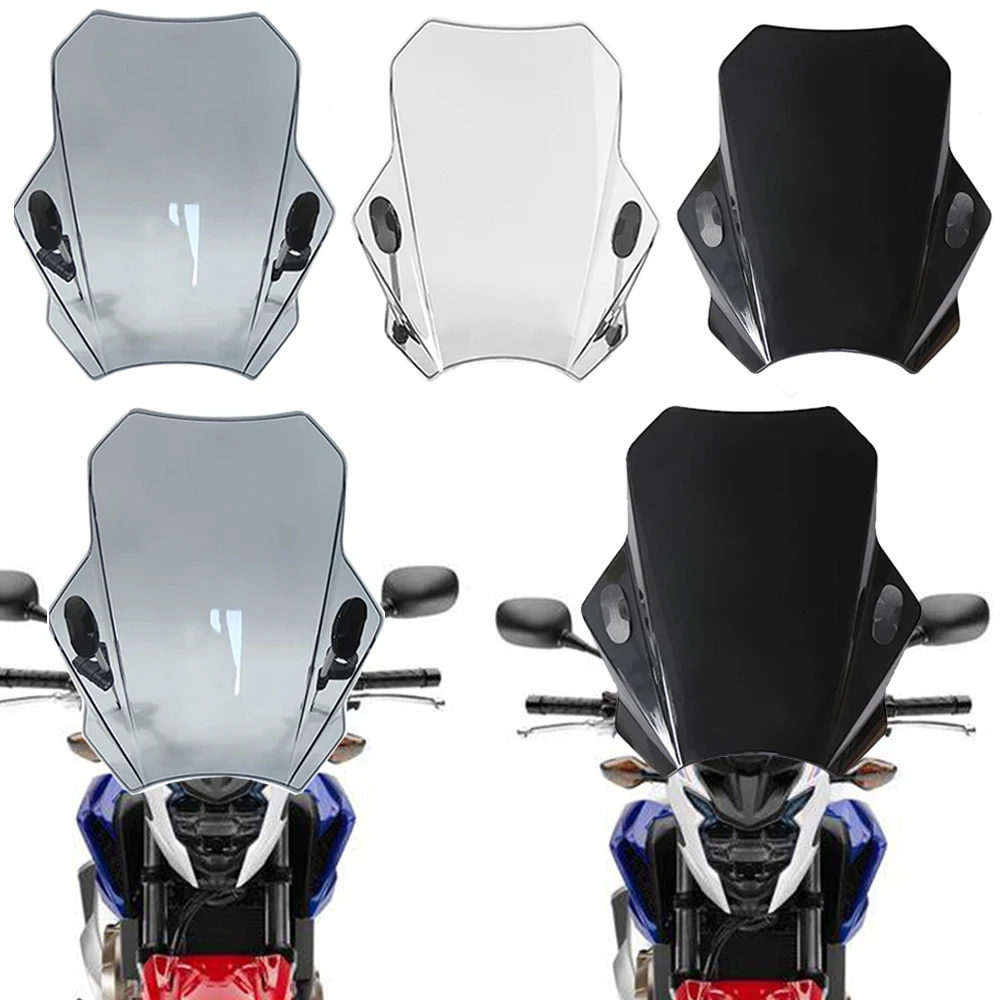 עבור הונדה CB500F CB650F CB600F הצרעה 1998-2019 2022 אופנוע השמשה כיסוי זכוכית מסך ההסתה אופנוע אביזרים - 0