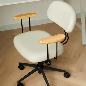 נורדי המחשב הביתי כיסא נוח בישיבה כיסא משרדי ללמוד פשוטים הכיסא הרמת הכסא המסתובב משענת המושב.