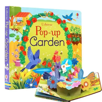 פופ אפ גן אנגלית חינוכי 3D דש התמונה ספרים לילדים ילדים לקרוא ספר במשך 3-6 שנים