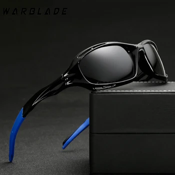 WarBLade מקוטב ראיית לילה משקפי שמש גברים נהיגה משקפי שמש לגברים מרובע ספורט מותג יוקרה המראה גוונים Oculos UV400