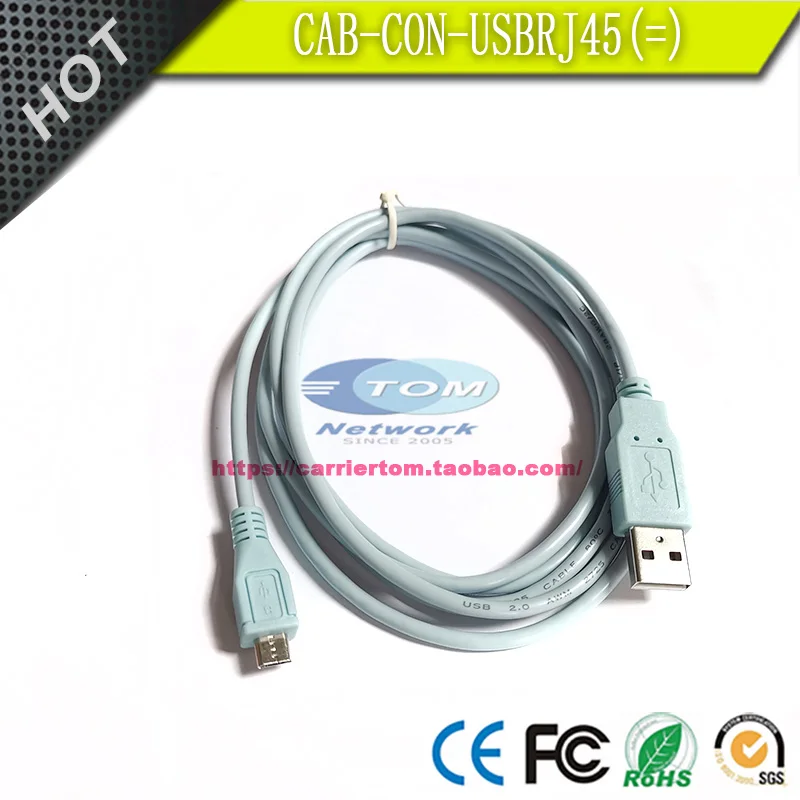 מונית-CON-USBRJ45= Micro-USB-Konsole מיקרו קונסולה מתאם עבור סיסקו C1121(X)-8P - 0