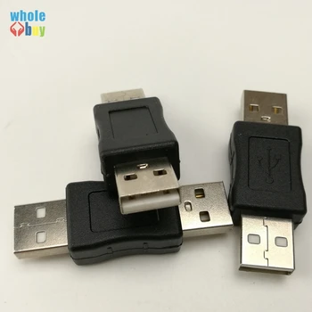 300pcs/הרבה USB מחבר USB חדש 3.0 2.0 זכר התקע זכר תקע מתאם USB M/M ממיר עבור מדפסות Scannner מצלמות