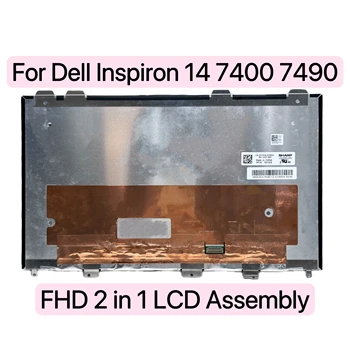 עבור Dell Inspiron 7400 7490 LCD LQ140M1JX41 מחשב נייד מסך מגע החלפת הרכבה רוחב FHD