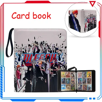 אקונומיקה כרטיס אקונומיקה אוסף כרטיס ספרים Yugioh כרטיסי רצועת עור רוכסן קונאן אנימה Collectibe אוהדים מתנה צעצועים לילדים