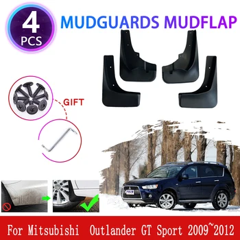 Mudguards עבור מיצובישי נוכרי GT ספורט 2009~2012 2010 מאדפלפס פנדר נורים כנף בוץ השומרים הפתיחה כיסוי גלגל Accessorie