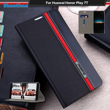 יוקרה עור PU עבור Huawei הכבוד לשחק 7T Case Flip עבור Huawei הכבוד לשחק 7T הטלפון במקרה רך TPU סיליקון כיסוי אחורי