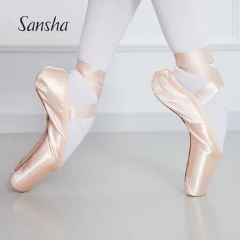 Sansha F. R. D סדרת קלאסי בלט נעלי פוינט עם אקסטרה חזק Hytrel טכנולוגיית® שוק נשים בנות נעלי ריקוד פ 