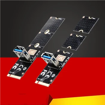 NGFF ל PCI-E כרטיס Riser M2 חריץ הרחבה PCIe כרטיס ממיר USB 3.0 Extender מתאם עבור כרטיסים גרפיים עבור BTC כורה