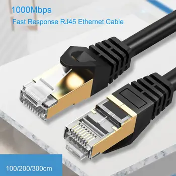 Ethernet, כבל Cat6 כבל Lan 1m 2m 3m 10Gbps Cat8 רשת RJ45 תיקון כבל PS למחשב מודם אינטרנט נתב
