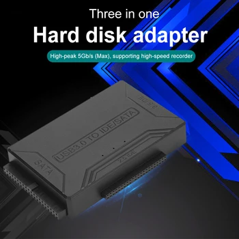 USB 3.0 ל-SATA/IDE מתאם 5Gbps דיסק קשיח SATA במתאם כבל ארה 