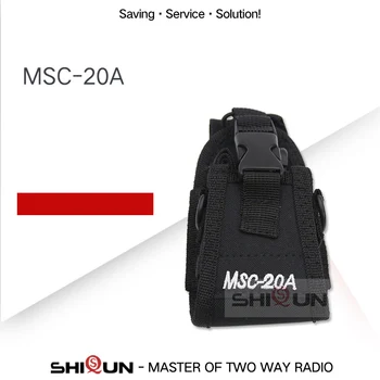 MSC-20A ניילון Multi-פונקציה אוניברסלית פאוץ תיק נרתיק לסחוב את התיק על Baofeng רדיו UV-5R UV-9R UV-82 888S ה-UV8000D MD-380