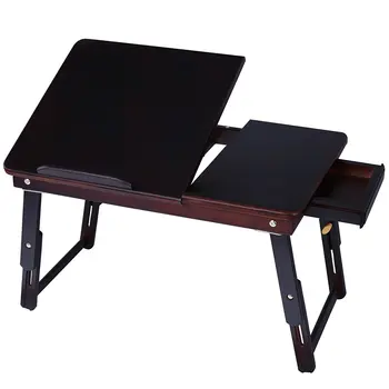 מחשב נייד, שולחן מחשב פשוטה השולחן עם מאוורר על מיטת ספה מתקפל מתכוונן נייד השולחן על המיטה