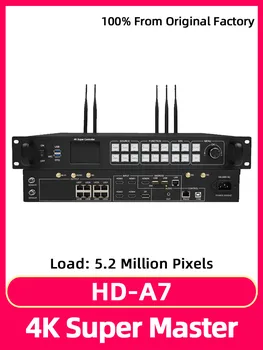 HD-A7 צבע מלא Synasynchrony ו אסינכרוני וידאו תצוגת Led מערכת בקרת תיבת תמיכה פלט שמע