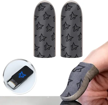 Sarafox C1 רסיס-בד רגיש דק רחיץ משחקים ניידים האצבע שרוול כפפות אצבע