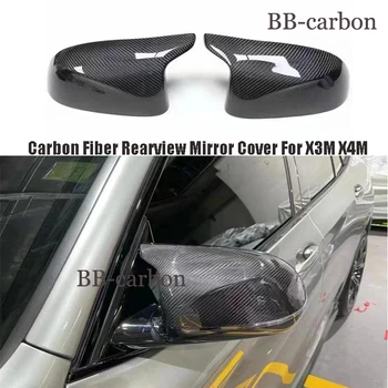 עבור ב. מ. וו F97 X3M F98 X4M להחליף את המראה האחורית לכסות את איכות אמיתי סיבי פחמן גוף מכונית ערכת 19-21
