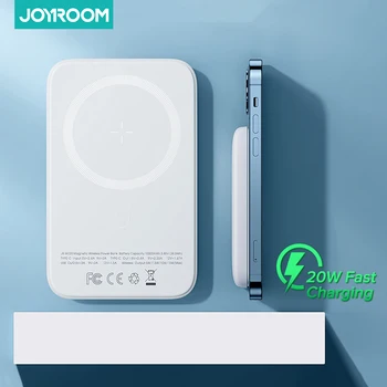 Joyroom נייד כוח בנק 10000mAh מגנטי טעינה אלחוטית 20W Powerbank עבור iPhone סמסונג טלפון סוללה מטען Powerbank