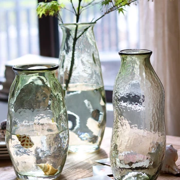 אגרטל זכוכית ישר סידור פרחים המים צמח סלון שולחן אוכל מעט יוקרה קישוט קישוטים