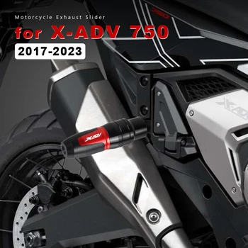 פליטה המחוון אלומיניום Crash Pad אופנוע X-ADV 750 אביזרים 2022 עבור הונדה X-Adv750 2021 XADV750 2020 XADV 750 2017-2023