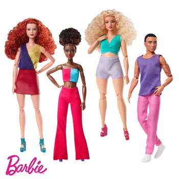 ברבי המקורי נראה בובה 2023 חדש #13 14 15 16 17 18 אופנה צבע אוסף יפה צעצועים לילדים מתנת יום-הולדת.