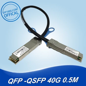 40 גרם QSFP+ DAC - כבלים 40GBASE-CR4 פסיבית ישירה לצרף נחושת Twinax עבור סיסקו QSFP-H40G-CU1M, 1 מטר(3.3 רגל)
