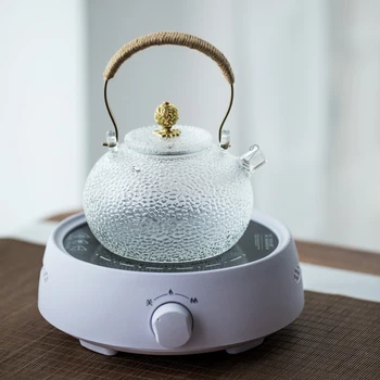 חאבייר קוצ ' הר בסגנון יפני פטיש תבנית זכוכית עמידה בחום הטבעת להתמודד עם קומקום קומקום חשמלי תנור קרמיקה להכנת תה המכשיר
