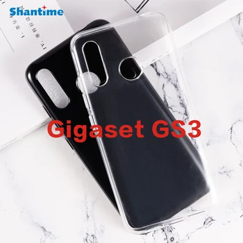 על Gigaset GS3 ג ' ל פודינג טלפון סיליקון מגן חזור Shell עבור Gigaset GS3 רך TPU מקרה