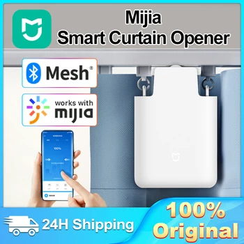 Mijia חכם וילון פותחן Bluetooth רשת אלחוטית אוטומטית שליטה מרחוק מכשירי חשמל ביתיים פותח עובד עם Mi הביתה